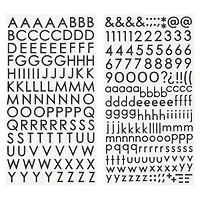 12 Pack: Glitter Block Alphabet Stickers by Recollections