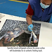 Design Toscano 28" A Lady in Yellow 1888 Canvas Replica Painting\