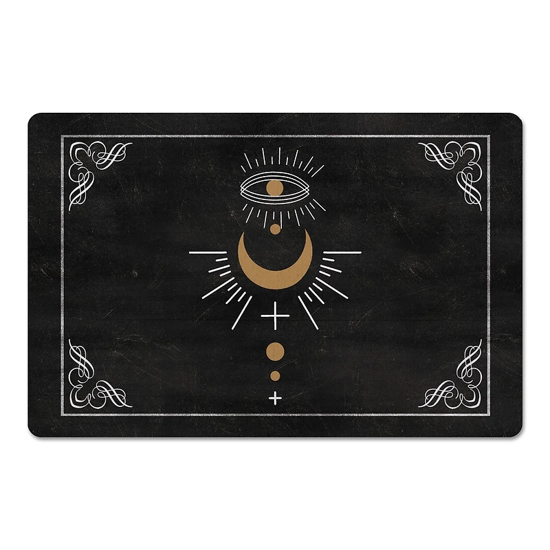 Eye Moon Boarder 1 27" x 18" Floor Mat