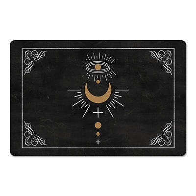 Eye Moon Boarder 1 27" x 18" Floor Mat