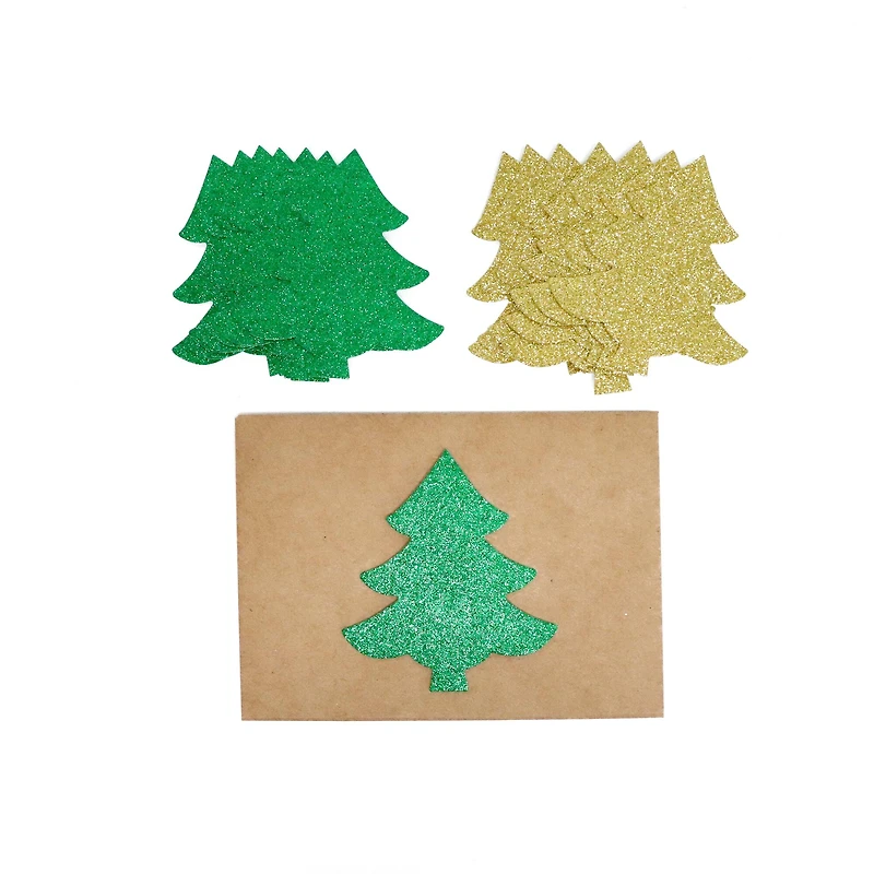 Glitter Tree Die-Cut Stickers by Recollections™