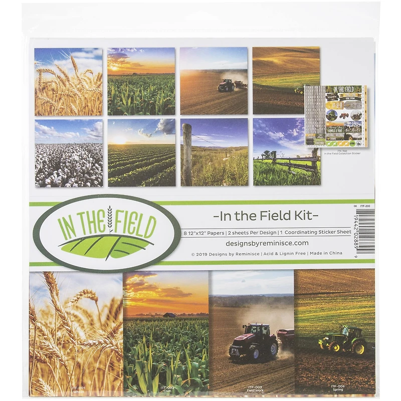 Reminisce Collection Kit 12"X12"-In The Field