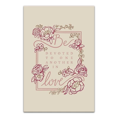 Be Devoted 20" x 30" Canvas Wall Art