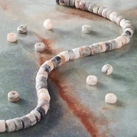 Pink Zebra Matte Heishi Beads by Bead Landing