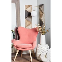 36" Brown Wood Farmhouse Abstract Wall Decor, 3ct.