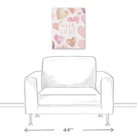 With Love Canvas Wall Art
