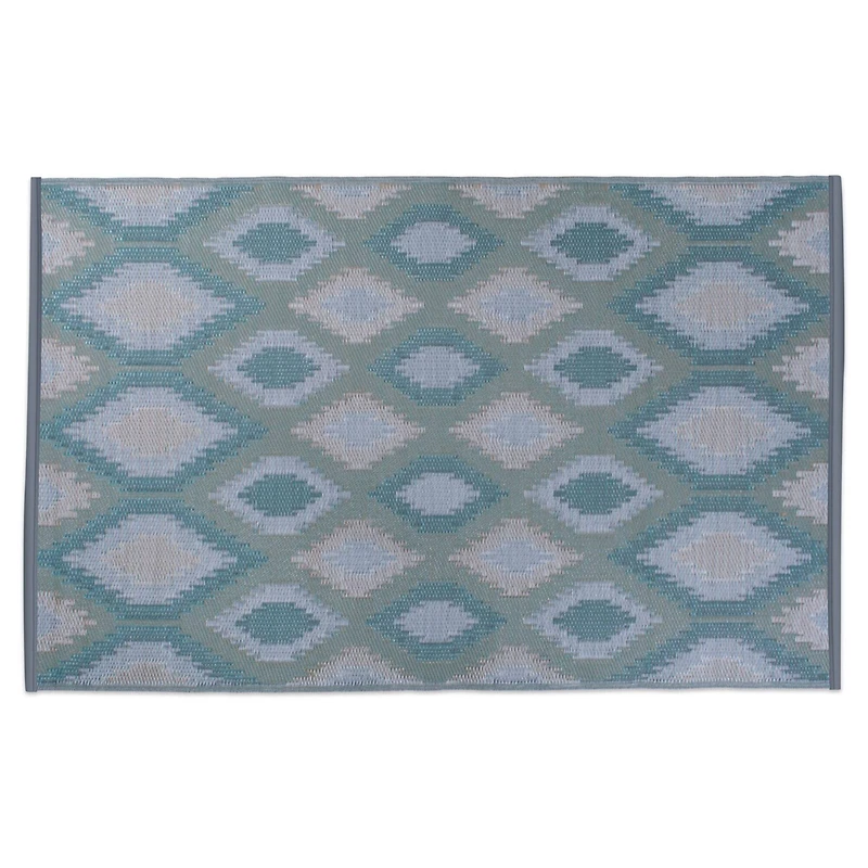 DII® Green Ikat Outdoor Rug, 4ft. x 6ft.