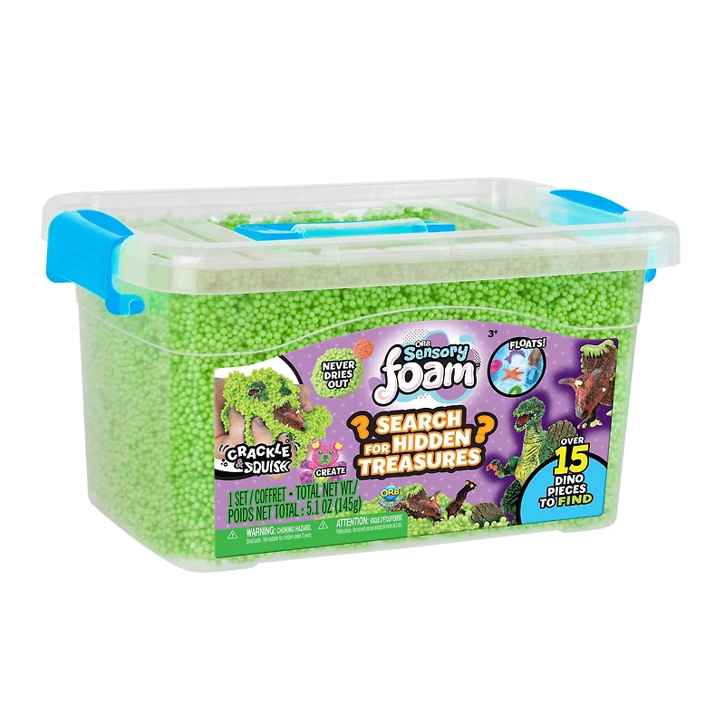 Orb Sensory Foam™ Dinosaur Treasures Bin