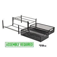 Mind Reader 2-Tier Metal Mesh Heavy Duty Organizer Slide Out Basket Drawer