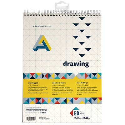 Art Alternatives Drawing Pad, 9" x 12"