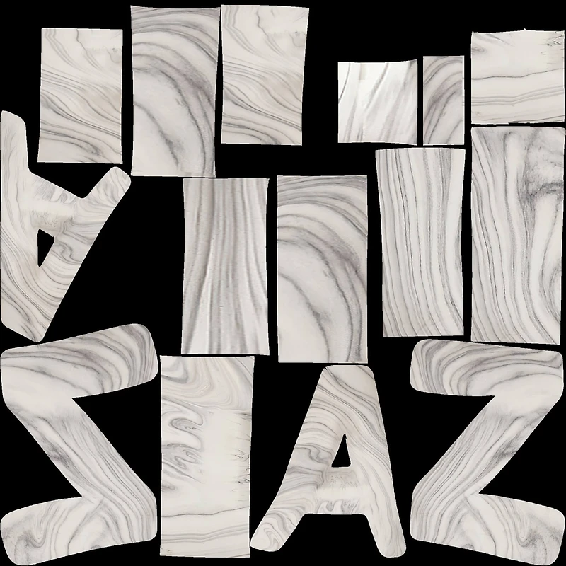 CosmoLiving by 8" Cosmopolitan Contemporary A & Z Dolomite Bookend Set