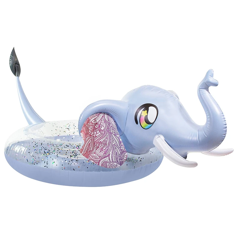 PoolCandy Glitterfied® Elephant Jumbo Pool Tube