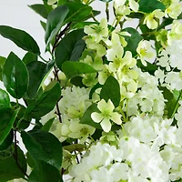 2.5ft. Artificial Mixed Flower Arrangement in Hyacinth Weave Basket