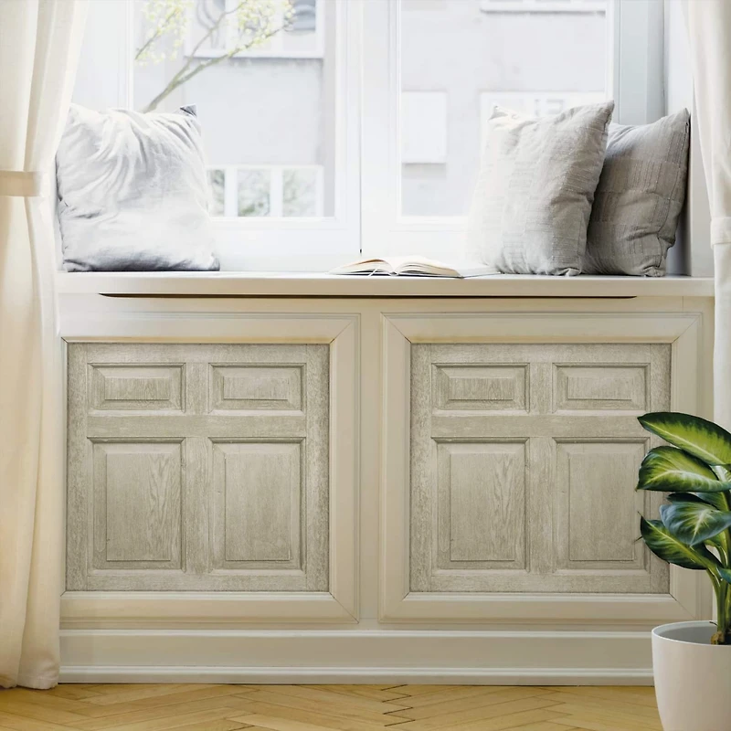 Roommates Beveled Wood Paneling Peel & Stick Wallpaper