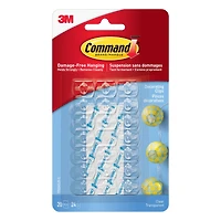 Command® Mini Clear Decorating Light Clips