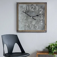 Old Town Clock 1862 Oversized Hanging Wall Clock 23"