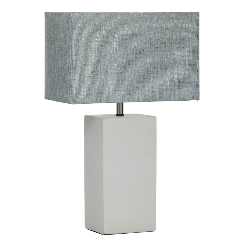23" White Ceramic Traditional Table Lamp