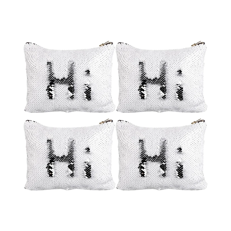 Craft Express Sublimation Sequin Makeup Bags, 2ct.