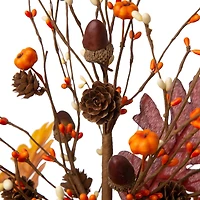 20" GlitzHome® Harvest Tree Tabletop Décor