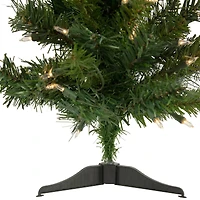 2ft. Pre-Lit Aspen Pine Artificial Christmas Tree, Clear Lights