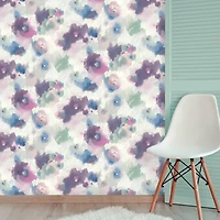 RoomMates Impressionist Floral Peel & Stick Wallpaper