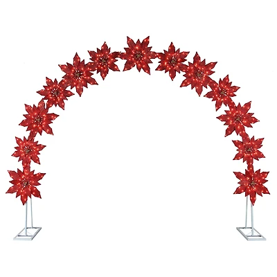 Mr. Christmas Illuminated Poinsettia Arch