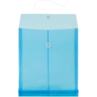 JAM Paper 9.75" x 13" Plastic Button String Open End Envelopes