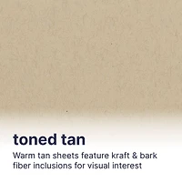 Strathmore Toned Sketch Paper Pad, 400 Series, 50 Sheets, 5.5" x 8.5", Tan