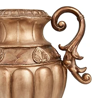 17" Bronze Traditional Decorative Jar