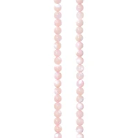 12 Pack: Light Pink Mother of Pearl Round Beads, 4mm by Bead Landing™