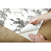 RoomMates Oriental Toile Peel & Stick Wallpaper