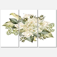 Designart - Beautiful Bouquet With Hudrangea and Roses