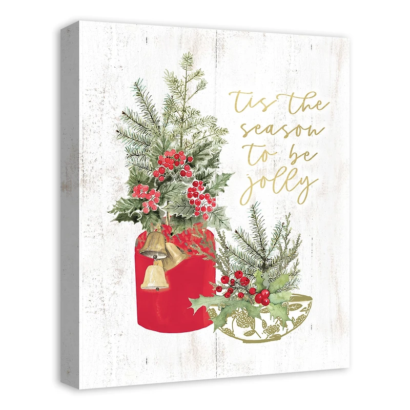 Season Jolly Plants 16x20 Canvas Wall Art