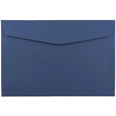 JAM Paper 6" x 9" Presidential Blue Open End Catalog Envelopes, 50ct.