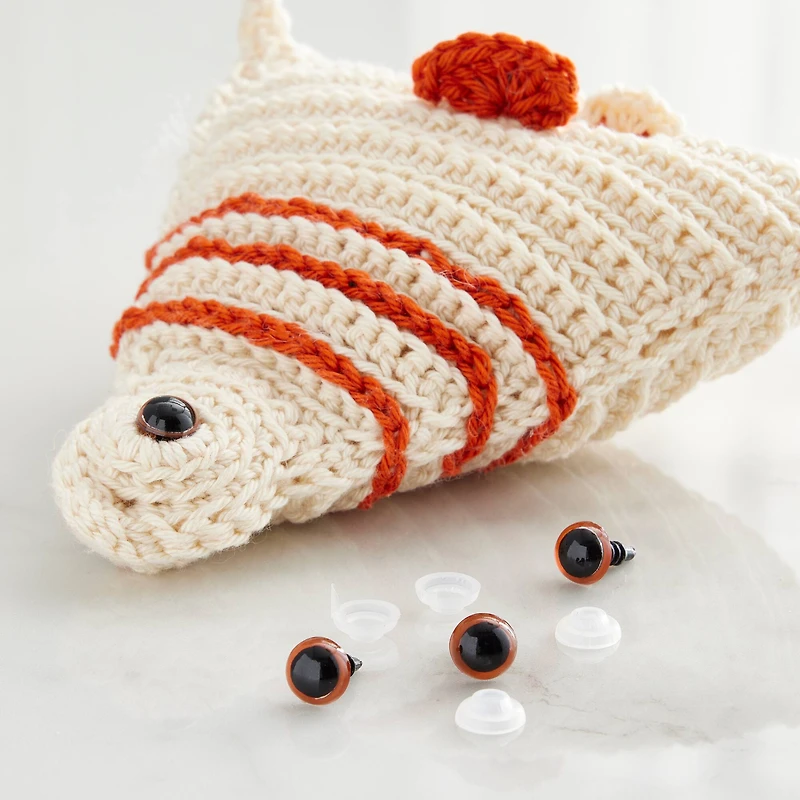 Craft Eyes with Plastic Washers Loops & Threads