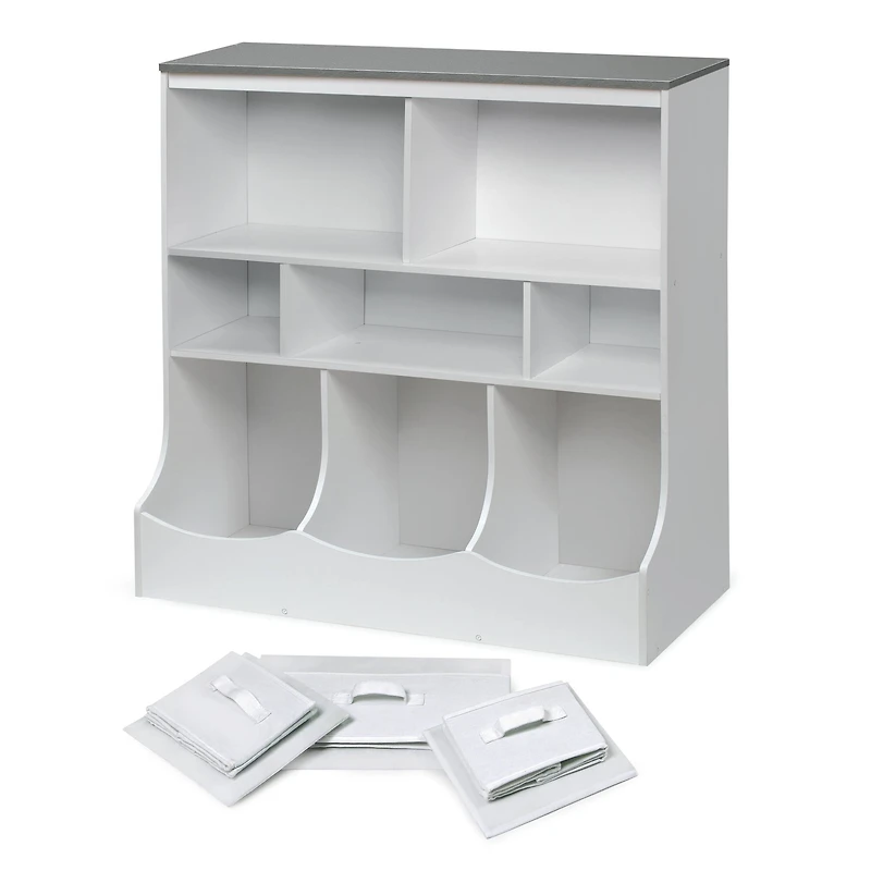 Badger Basket Combo Bin Storage Unit With Three Baskets