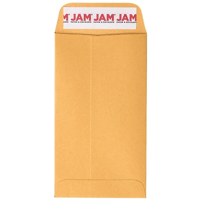 JAM Paper Brown Kraft Manila Coin Business Recycled Envelopes