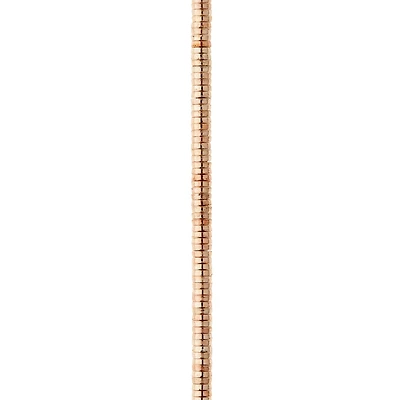 12 Pack: Rose Gold Large Hole Metal Spacer Disc Beads by Bead Landing™