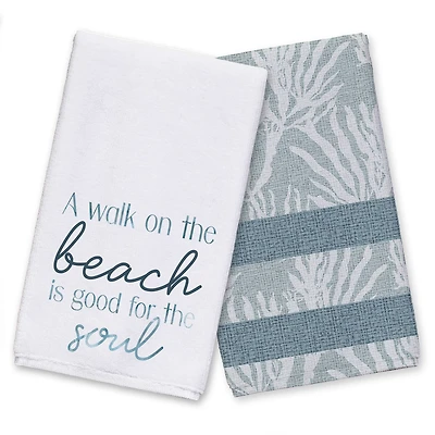 A Walk On The Beach Tea Towel Set