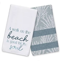 A Walk On The Beach Tea Towel Set