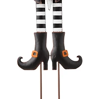 Glitzhome® 36" Metal Halloween Gnome Yard Stake