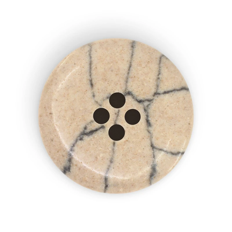 Dritz® 23mm Beige-Camel Recycled Polyester Round Button, 6ct.