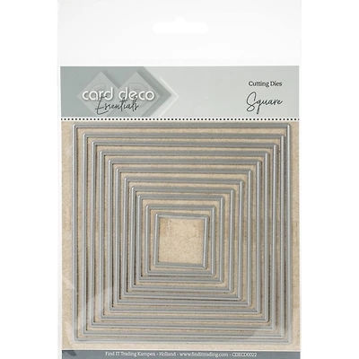 Find It Trading Card Deco Essentials Nesting Cutting Dies-Square