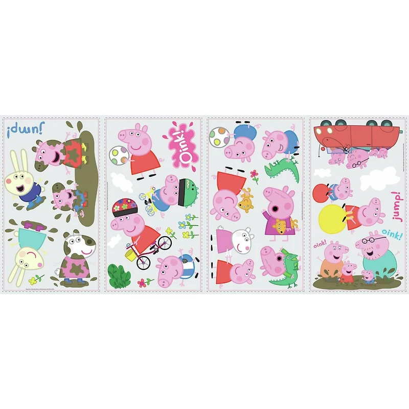 RoomMates Peppa Pig Peel & Stick Wall Decals