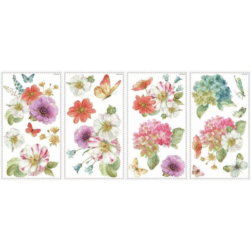 RoomMates Lisa Audit Garden Bouquet Peel & Stick Decals