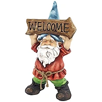 Design Toscano 22" Welcoming Willie Garden Gnome Greeter Statue