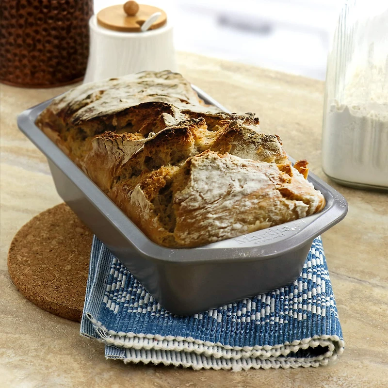 Martha Stewart Gray 9" Nonstick Carbon Steel Loaf Pan