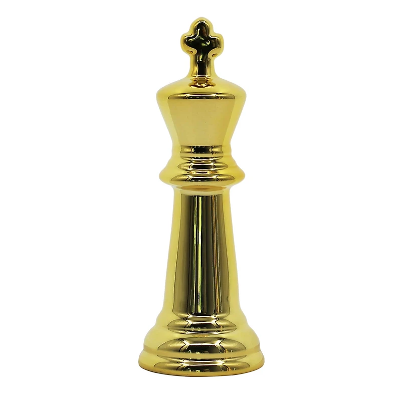 7" Gold King Ceramic Tabletop Chess Piece by Ashland®