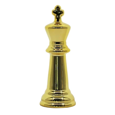 7" Gold King Ceramic Tabletop Chess Piece by Ashland®
