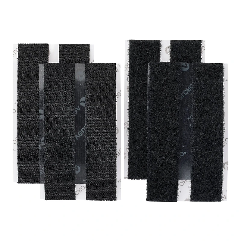 12 Packs: 4 ct. (48 total) VELCRO® Brand Sticky Back Black Strips
